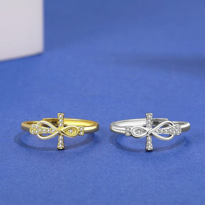 Simple Diamond Cross Ring