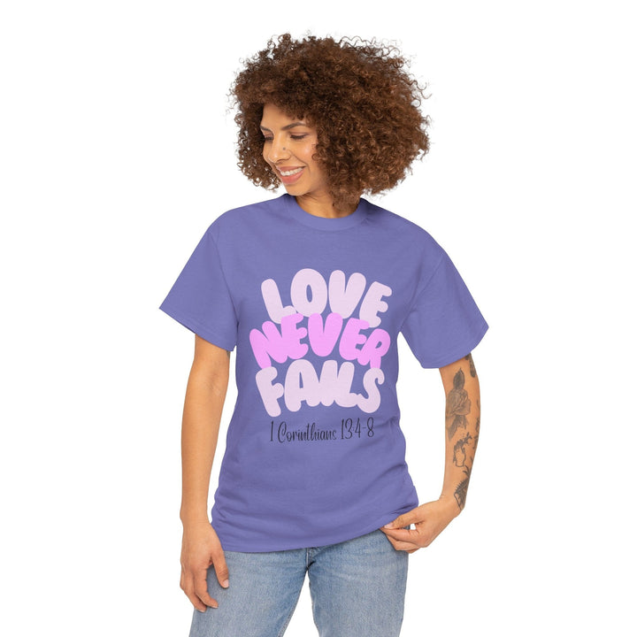 LOVE NEVER FAILS TEE