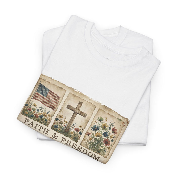 FAITH &amp; FREEDOM TEE