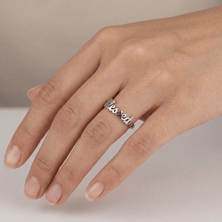 SILVER BLESSED RING