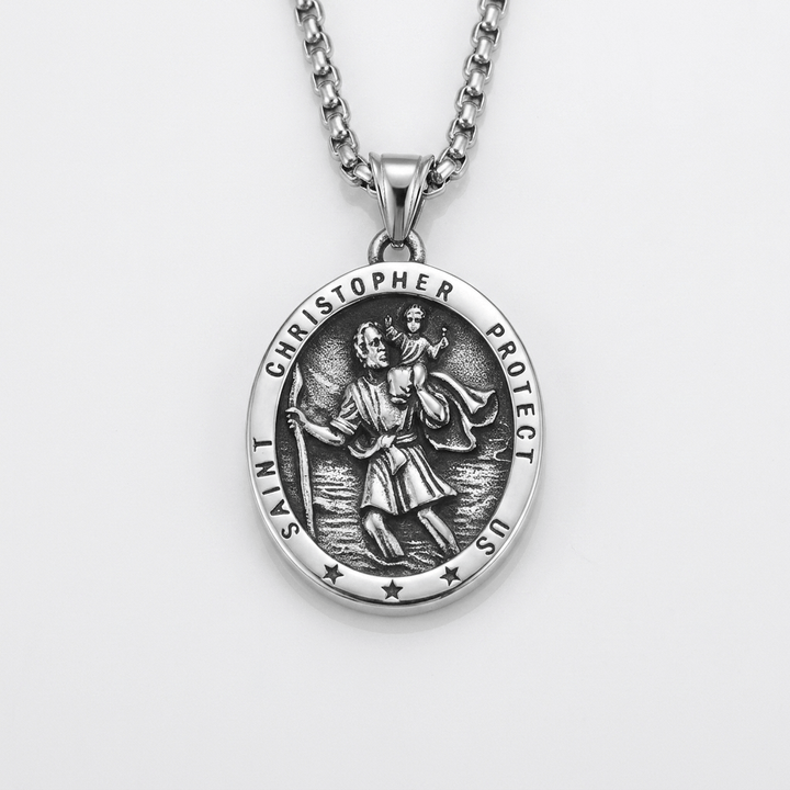 ST. CHRISTOPHER MEDAL NECKLACE