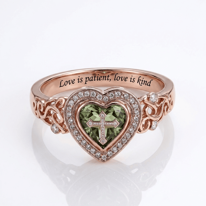LOVE IS PATIENT &amp; KIND RING
