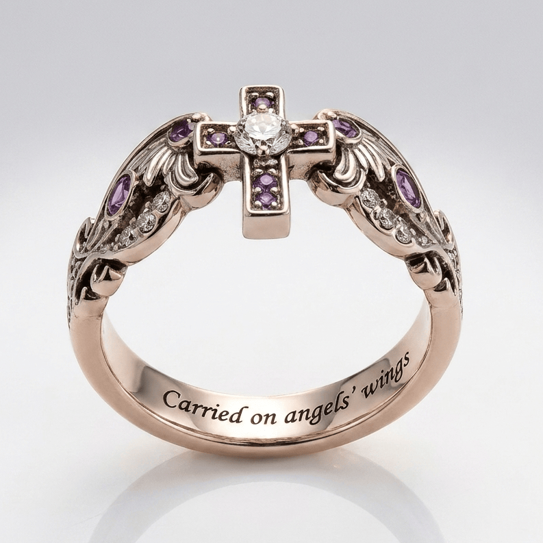 CARRIED ON ANGELS RING
