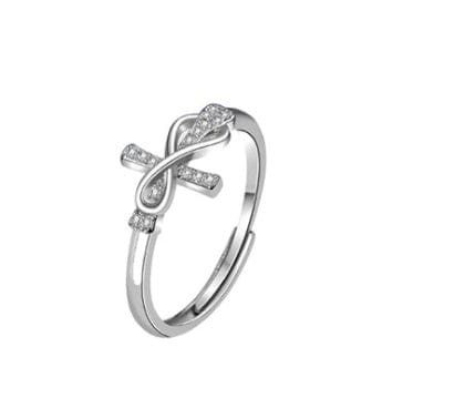 Simple Diamond Cross Ring