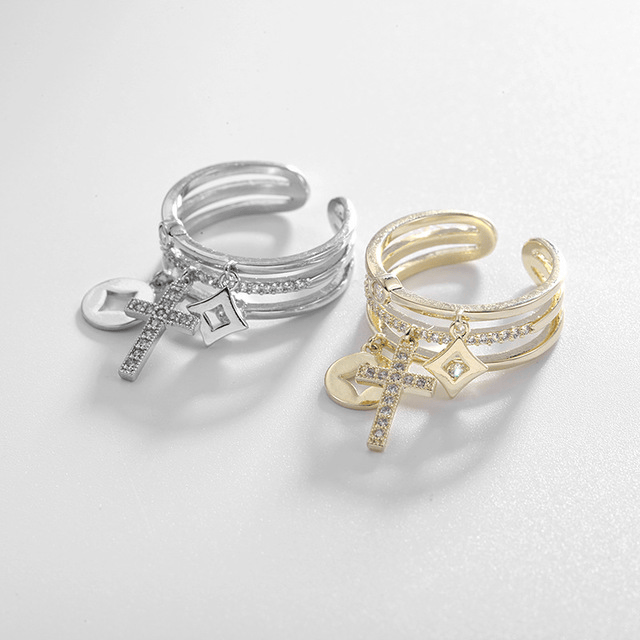 bu duplicated Cross Ring Multi-layer Opening