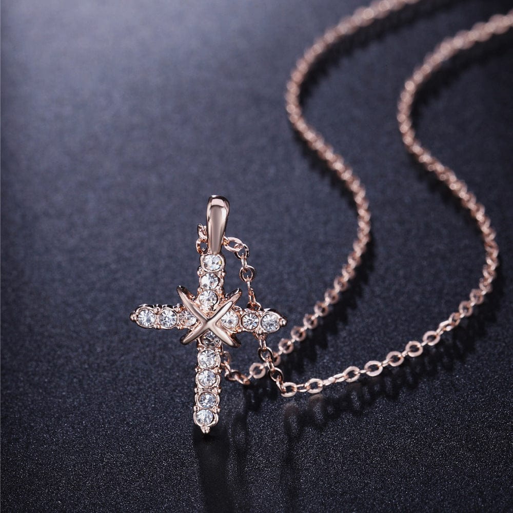 European And American Popular Cross Necklace