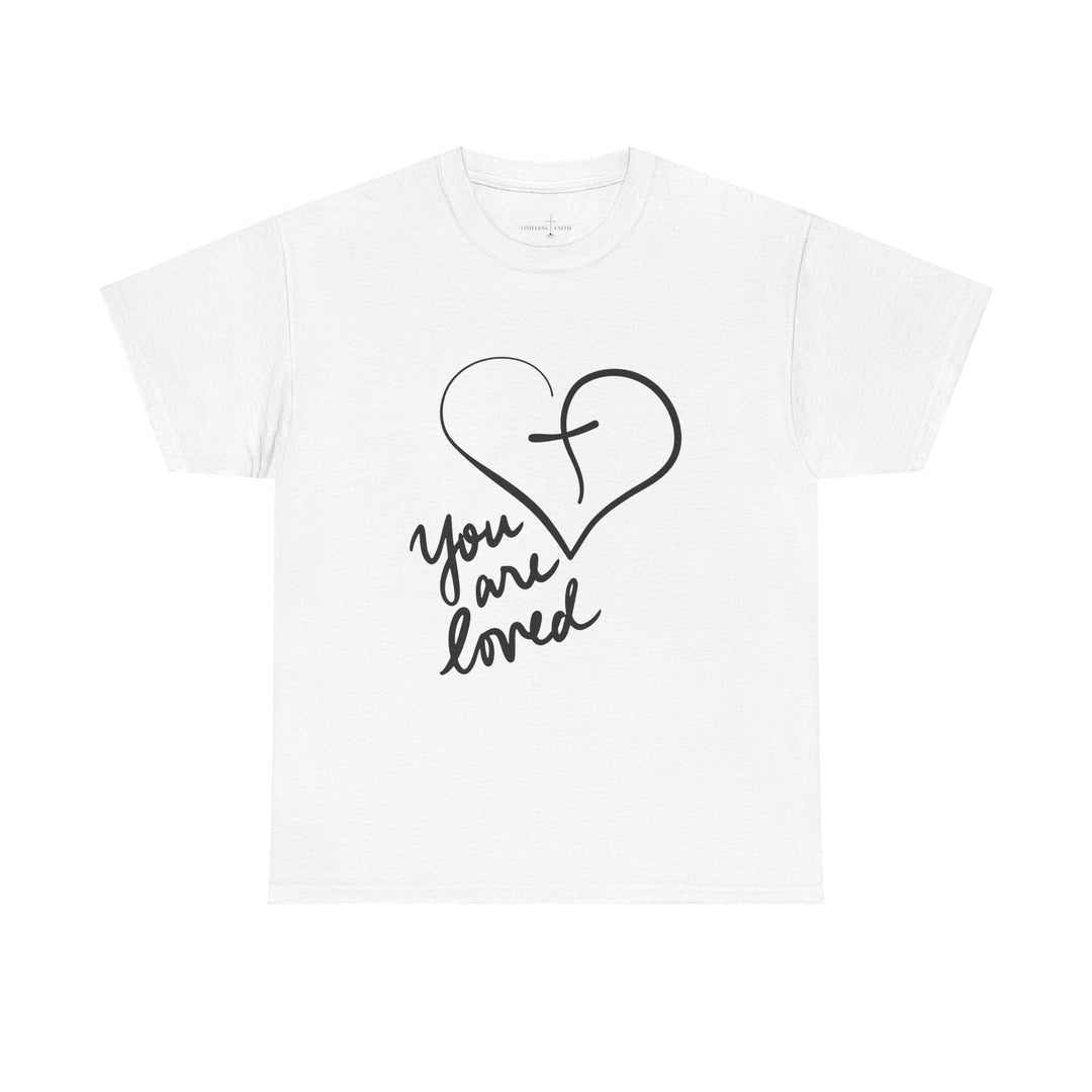 YOU ARE LOVED CALLIGRAPHY TEE