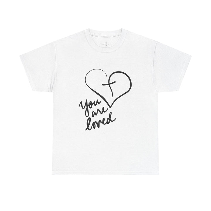 YOU ARE LOVED CALLIGRAPHY TEE