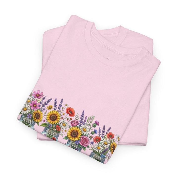 JARS AND FLOWERS TEE