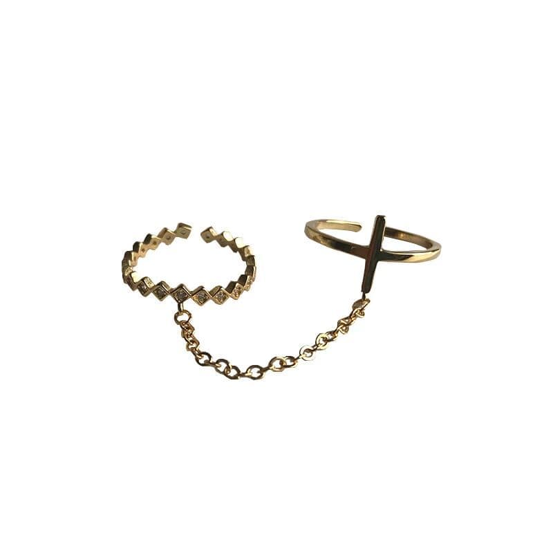Cross chain ring