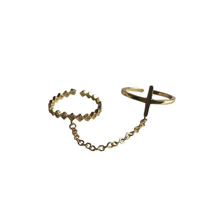 Cross chain ring