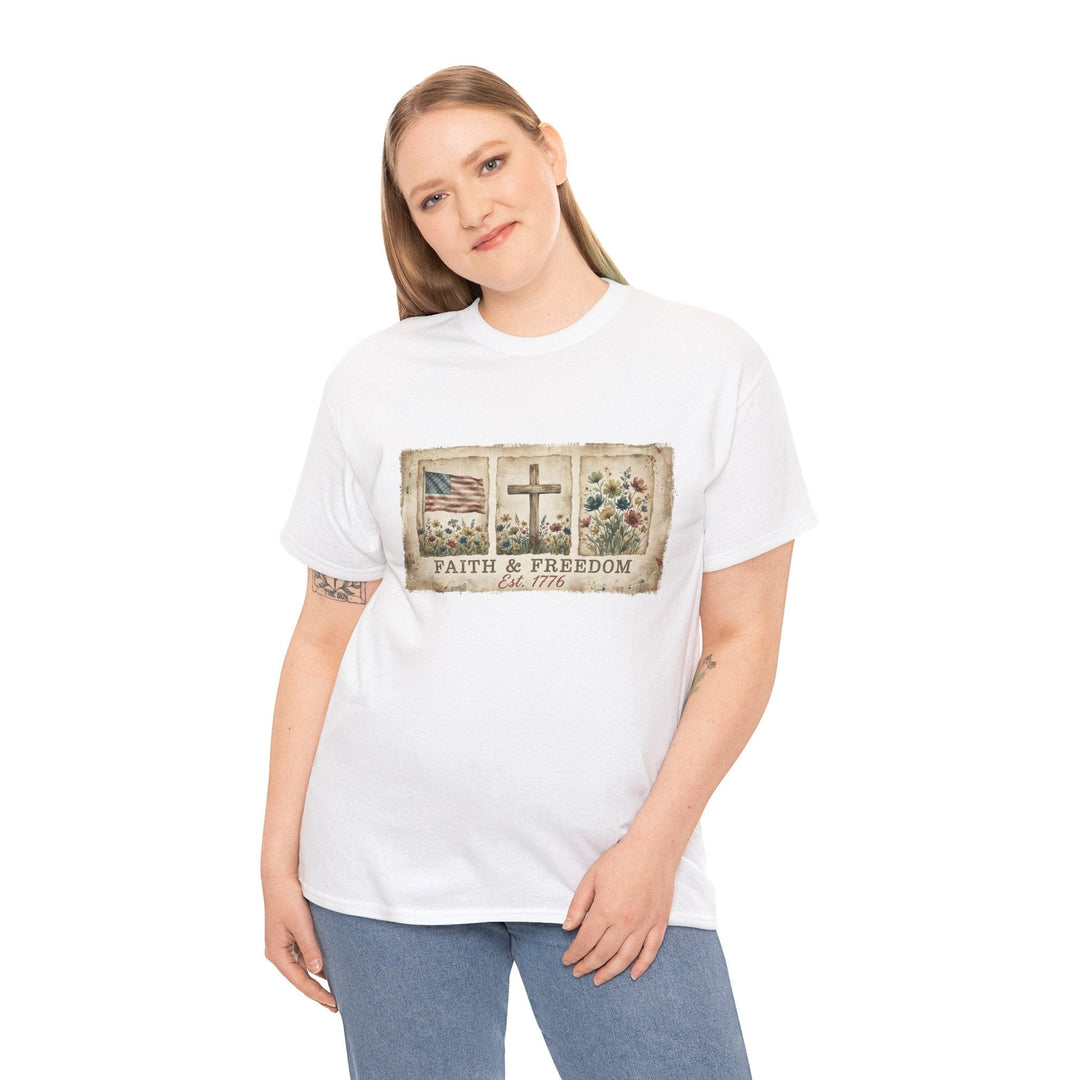 FAITH &amp; FREEDOM TEE