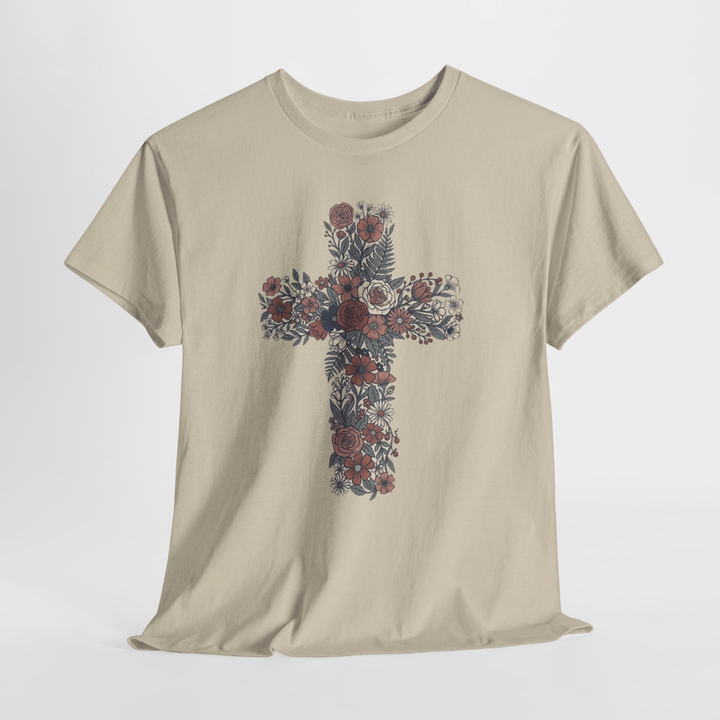 FLOWERFUL CROSS TEE