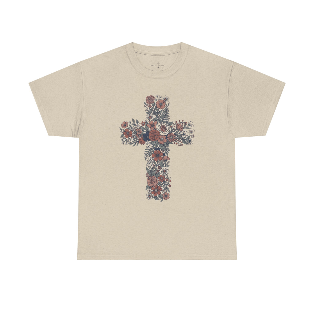 FLOWERFUL CROSS TEE