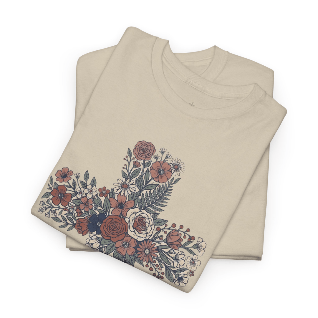 FLOWERFUL CROSS TEE