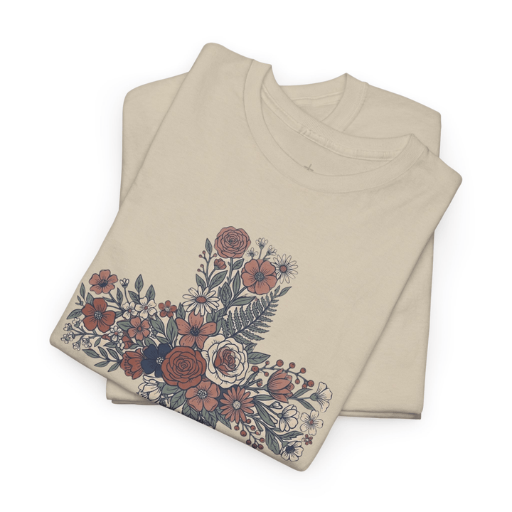FLOWERFUL CROSS TEE