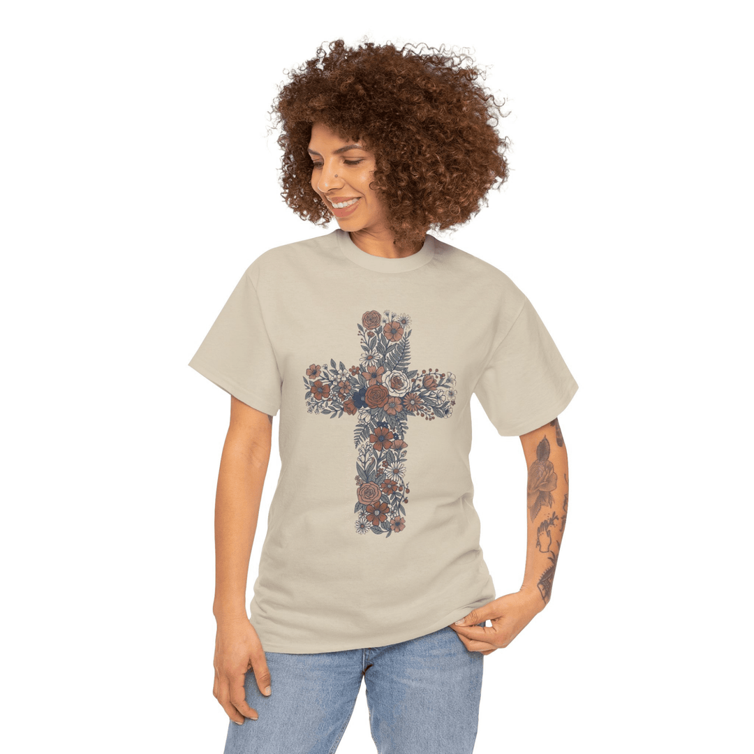 FLOWERFUL CROSS TEE