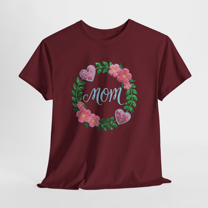 FLOWERS &amp; MOM TEE