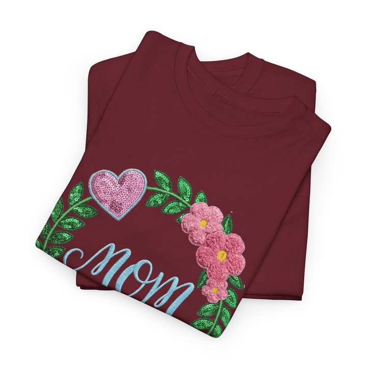 FLOWERS &amp; MOM TEE
