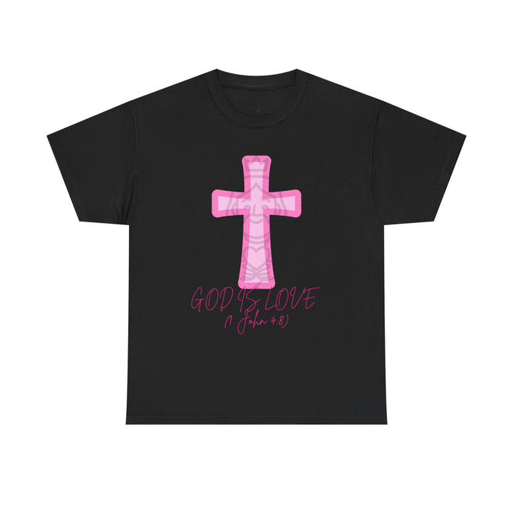 PINK CROSS TEE