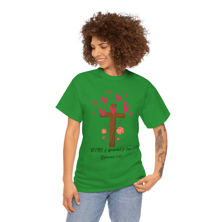 WOODEN CROSS TEE