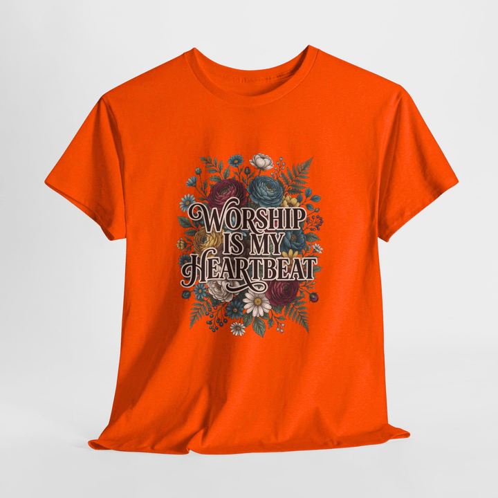 WORSHIP IS MY HEARTBEAT TEE