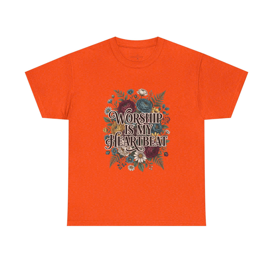 WORSHIP IS MY HEARTBEAT TEE