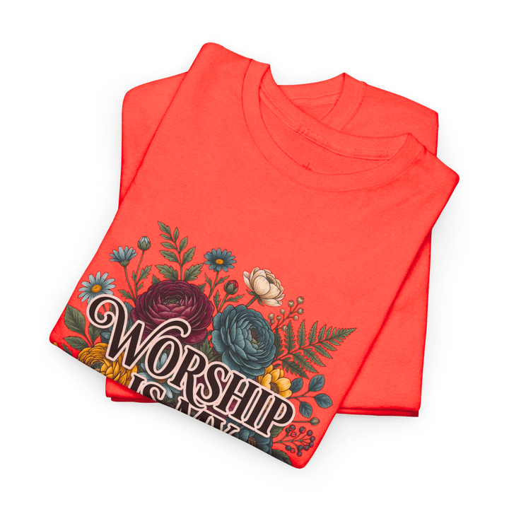 WORSHIP IS MY HEARTBEAT TEE