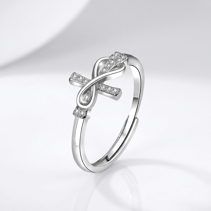 Simple Diamond Cross Ring