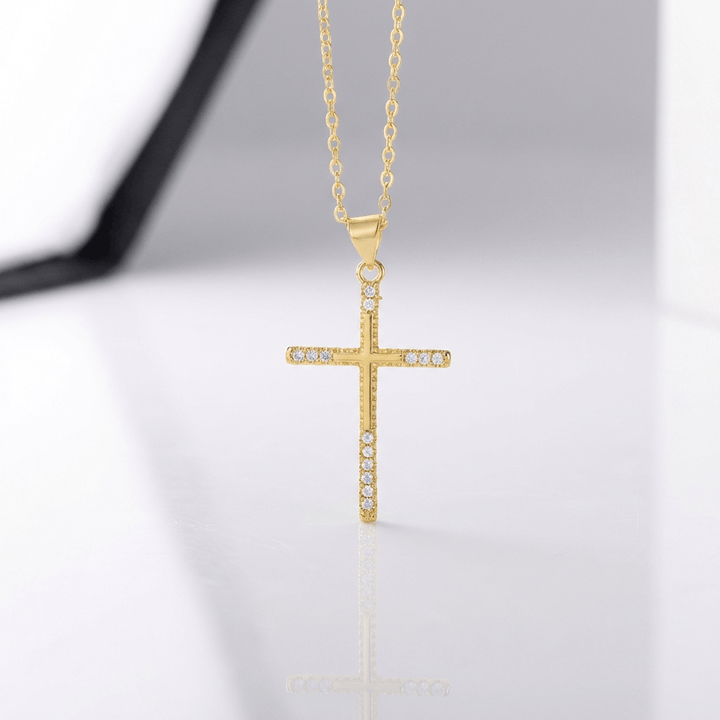 SIMPLE CROSS NECKLACE