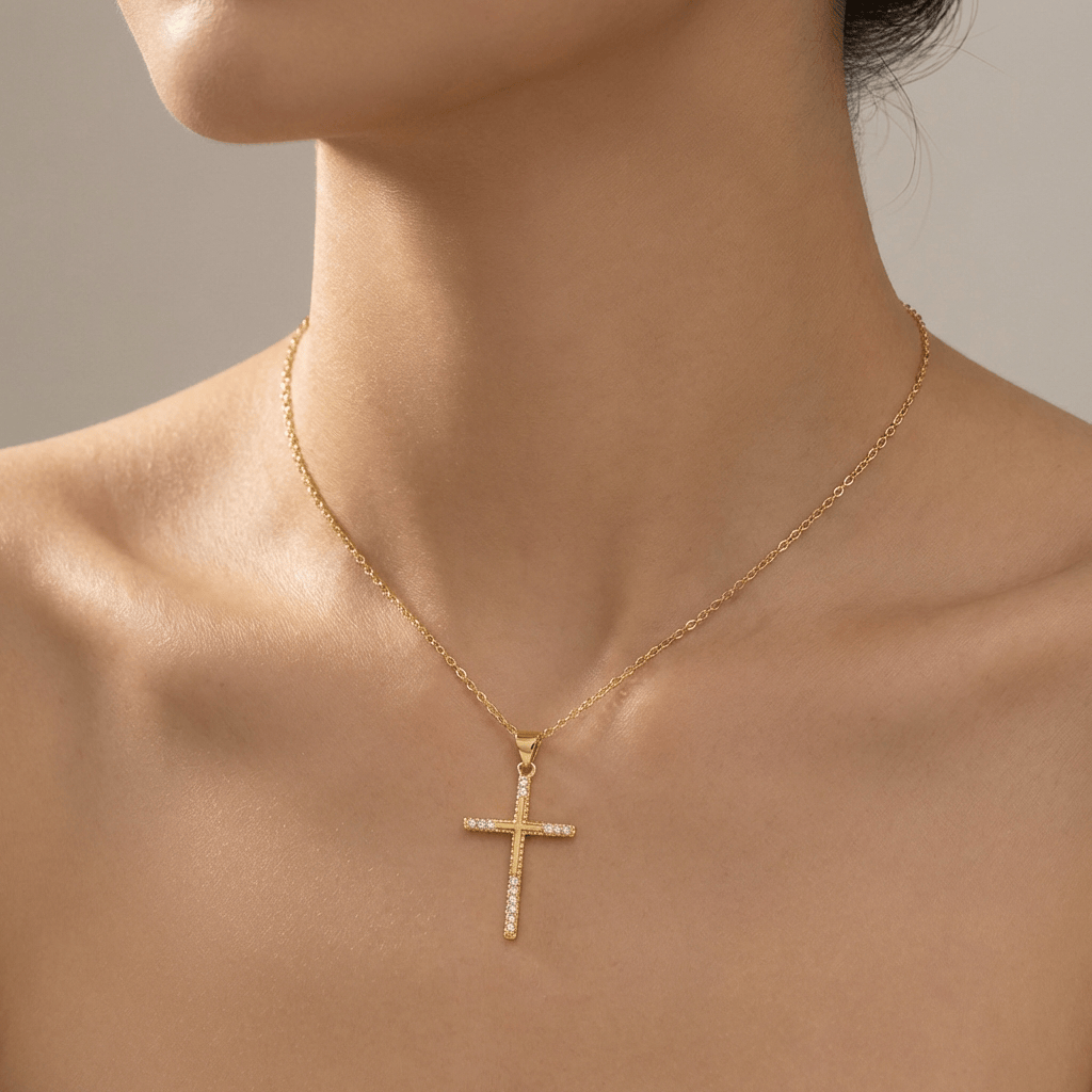 SIMPLE CROSS NECKLACE