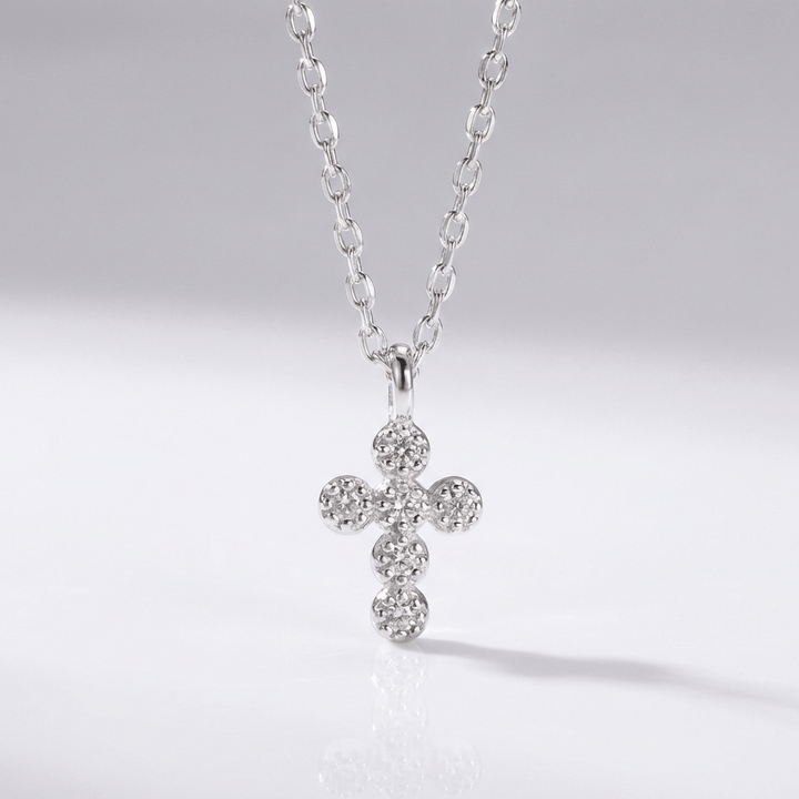 Simple Mini Cross Necklace Clavicle Chain