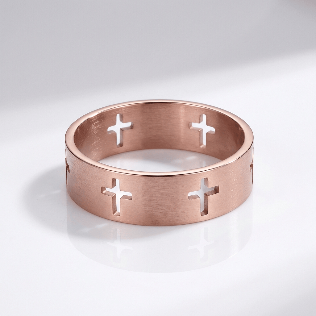 Cut Out Cross Ring